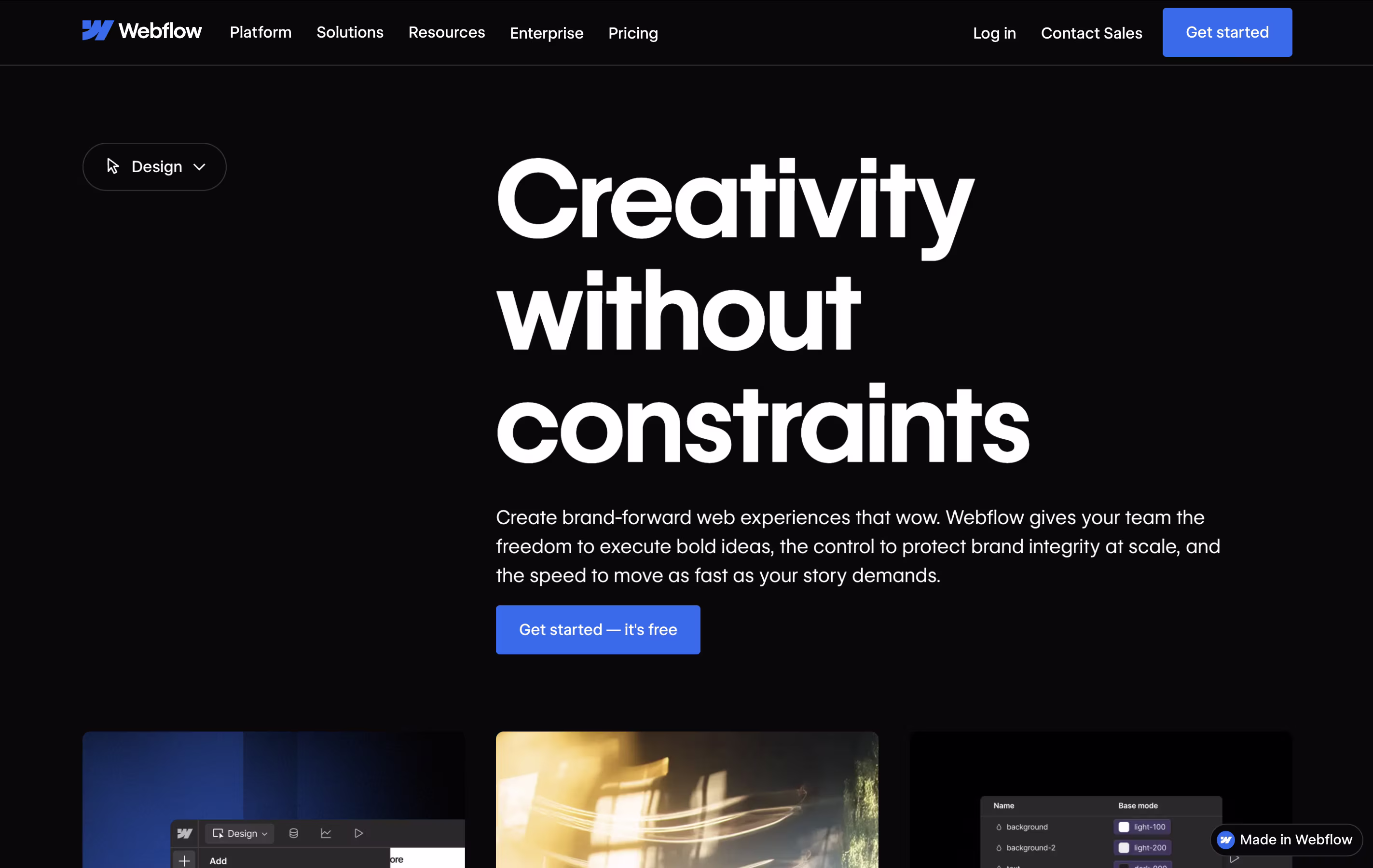 Webflow screenshot 5