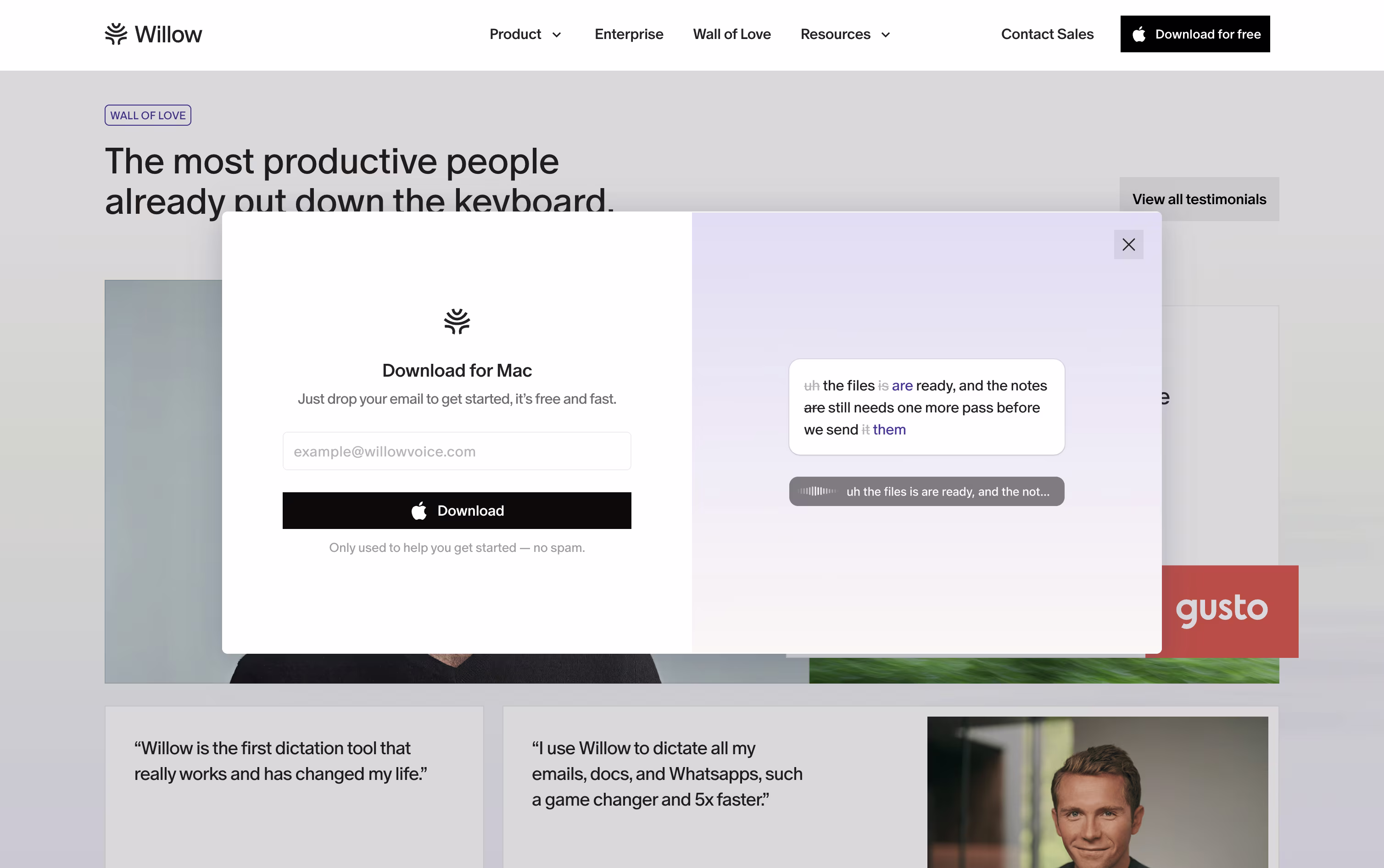 Willow Voice screenshot 6