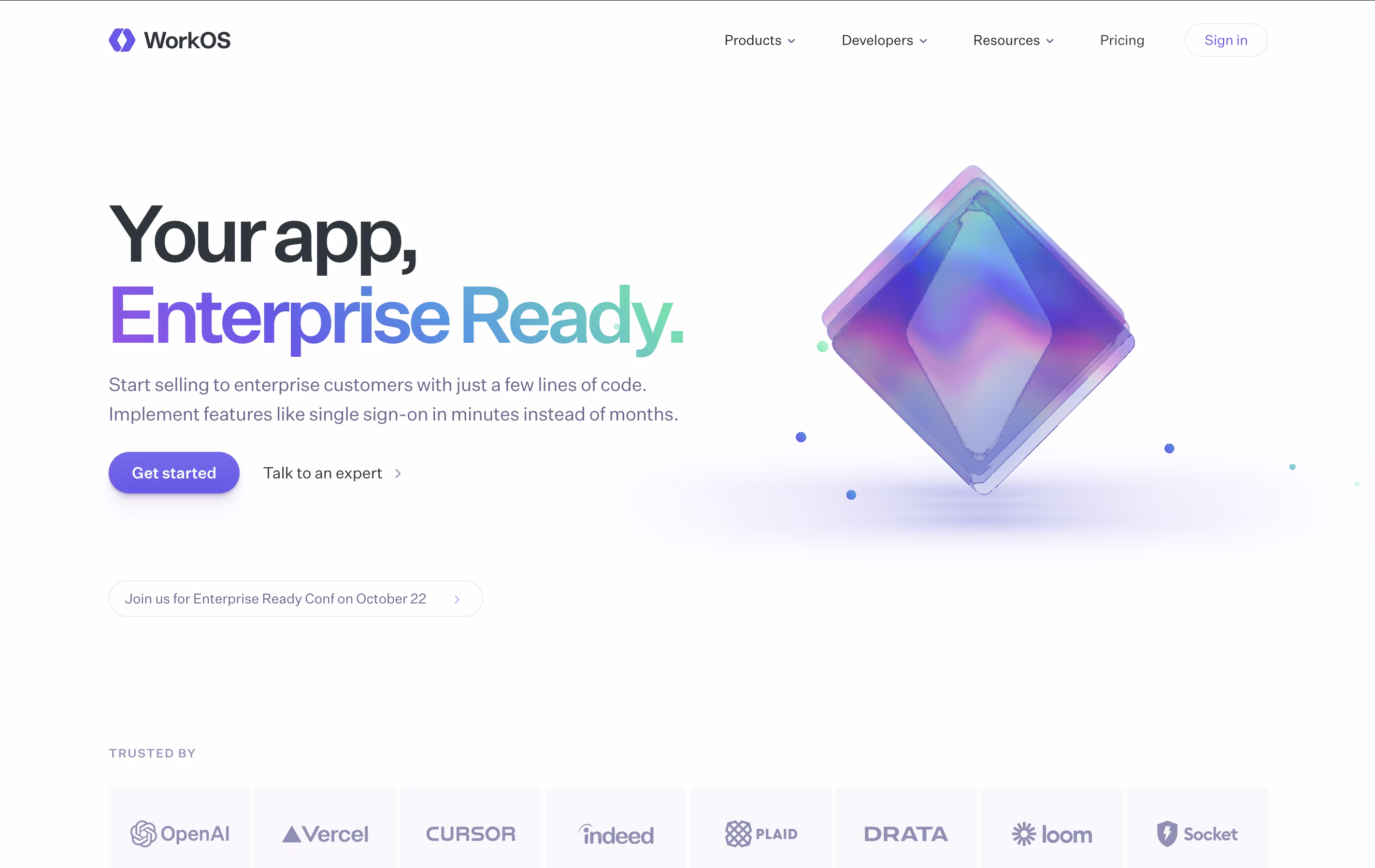 WorkOS screenshot
