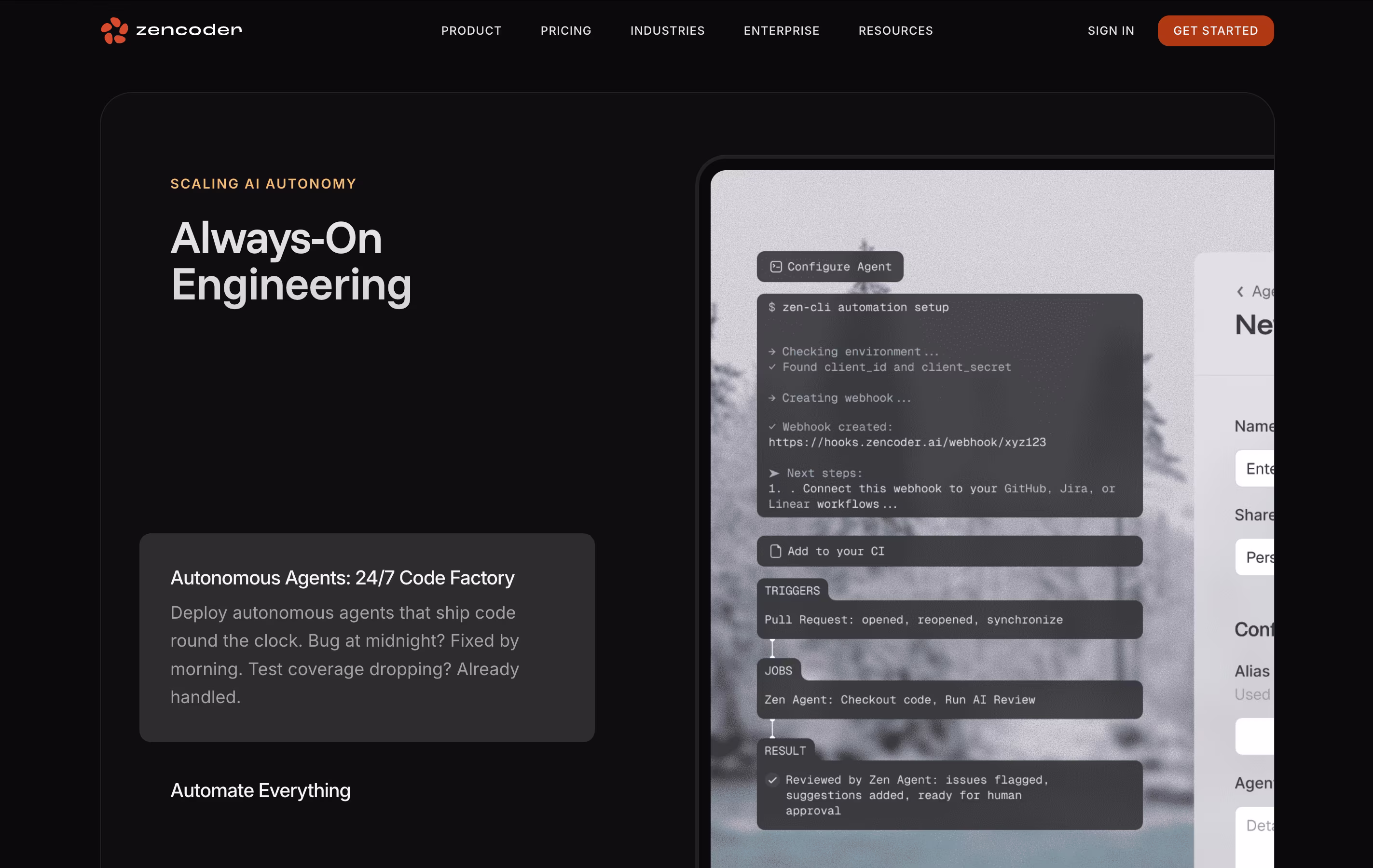 Zencoder screenshot 5