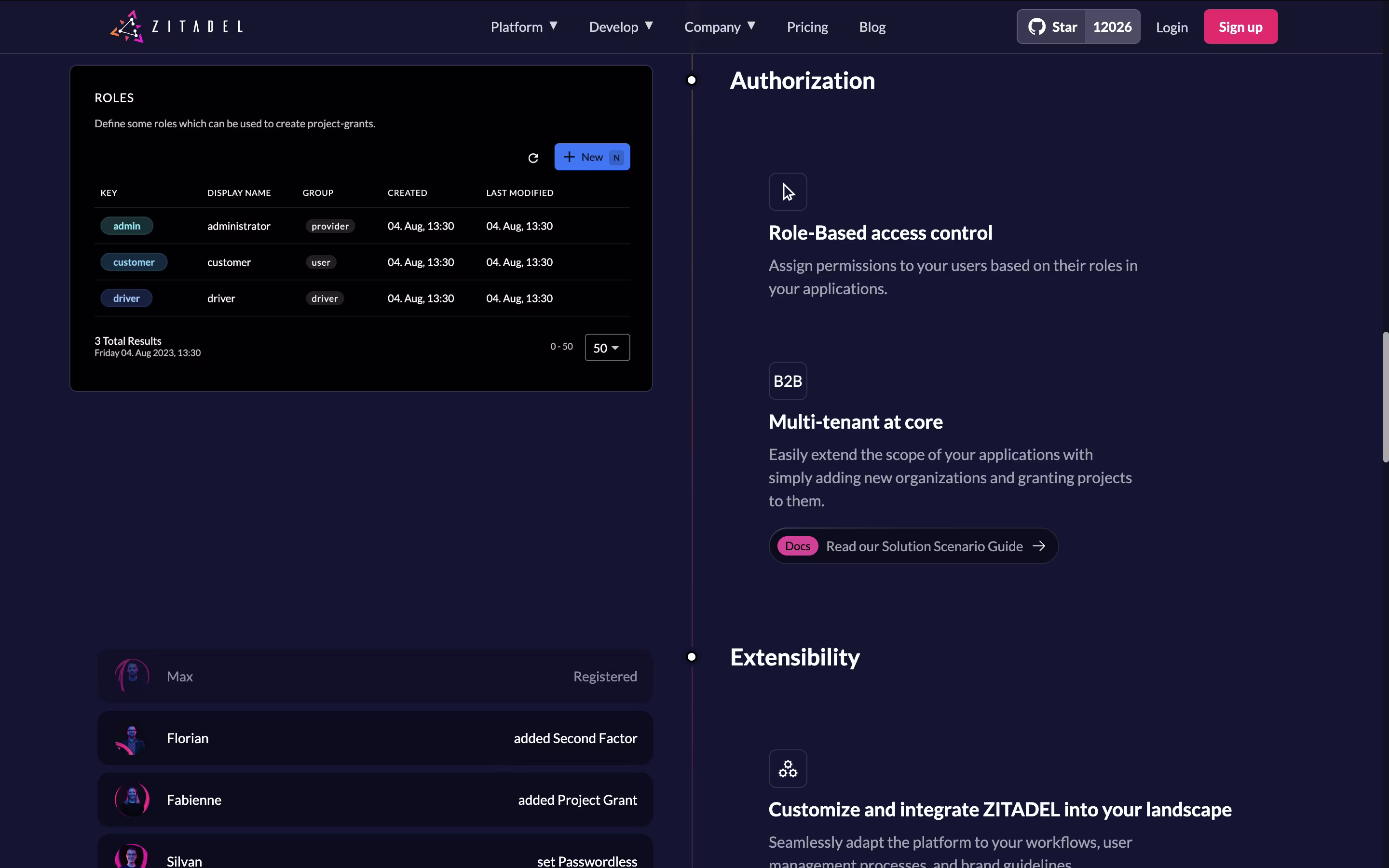 Zitadel screenshot 3