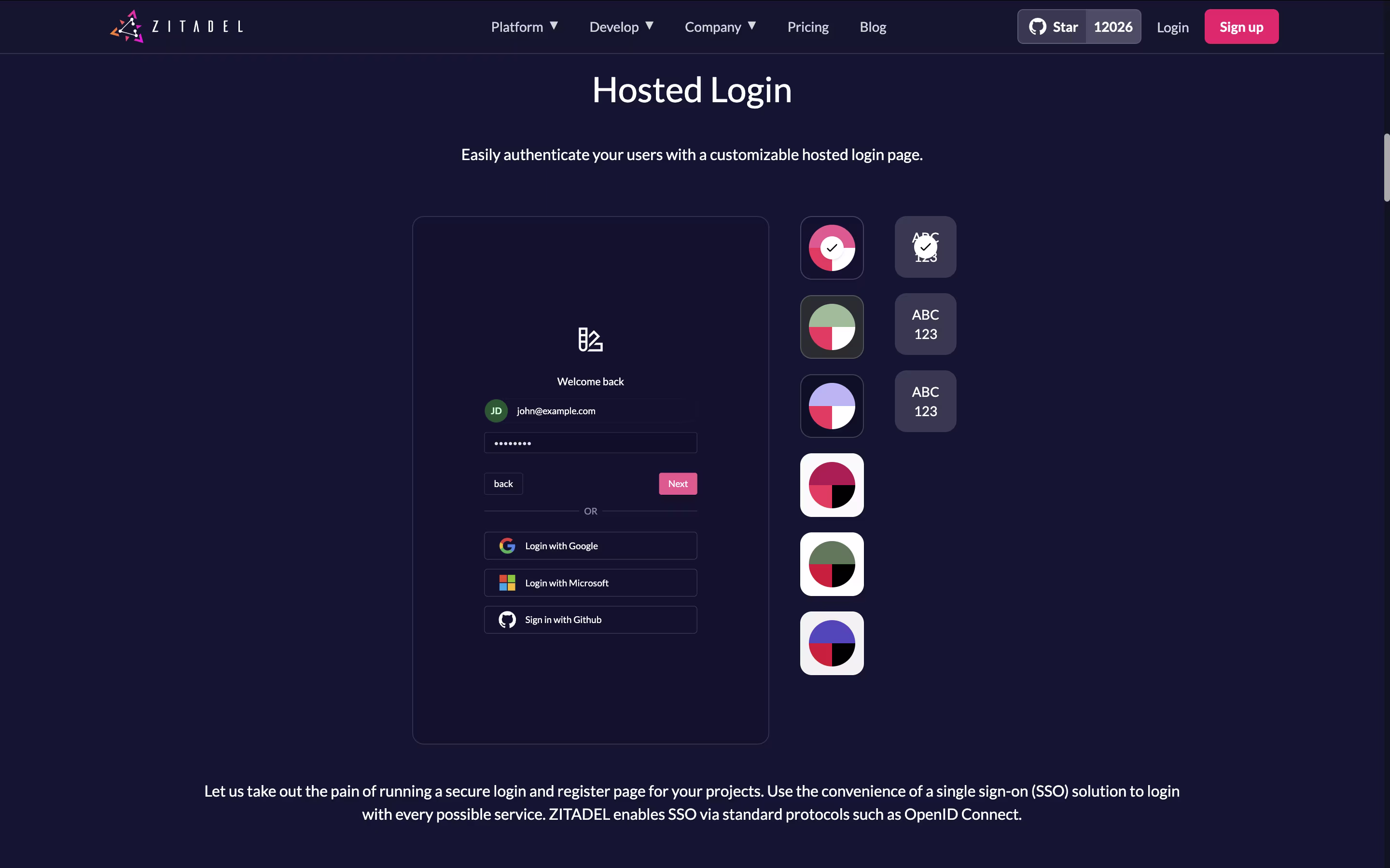 Zitadel screenshot 6