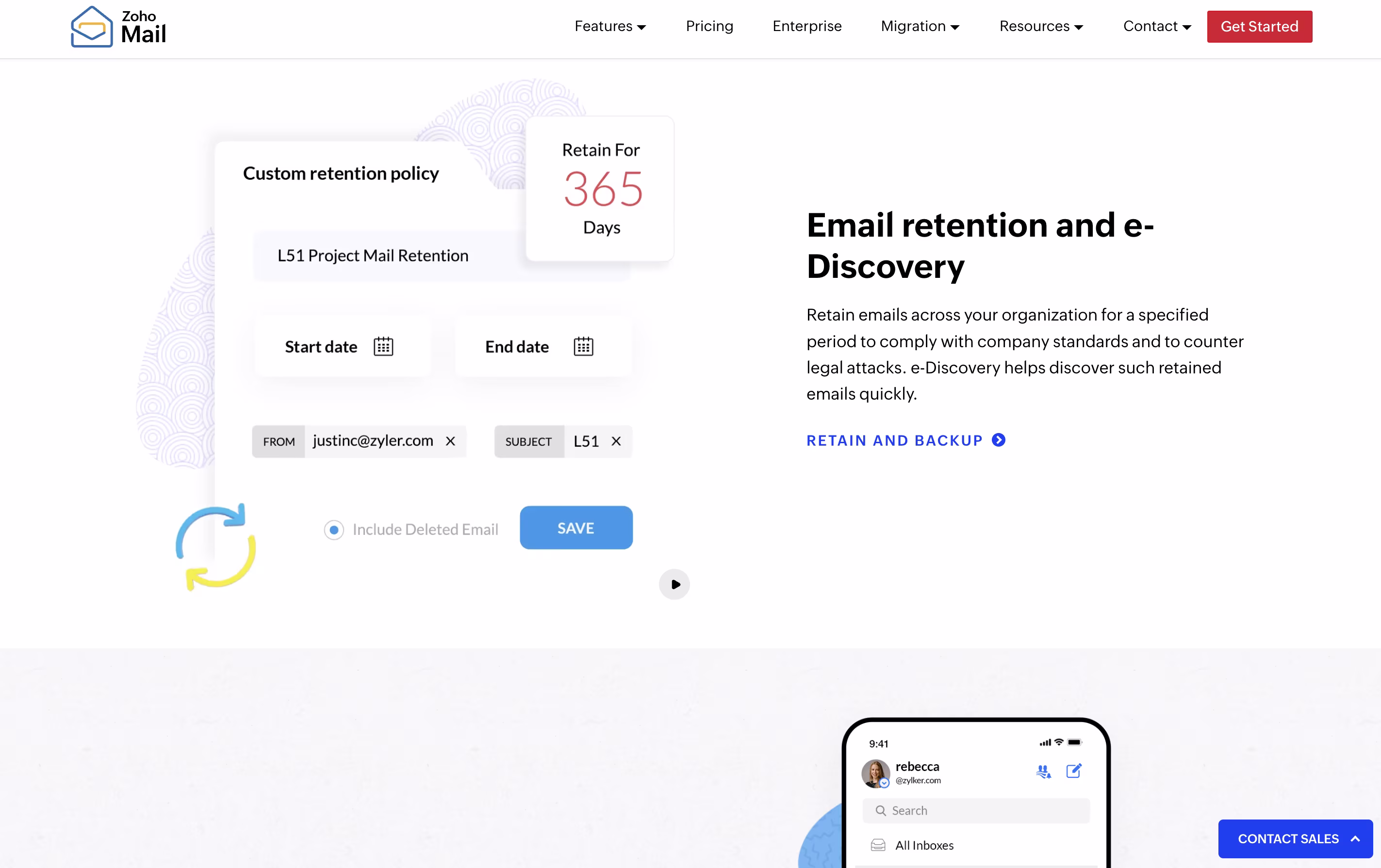 Zoho Mail screenshot 3
